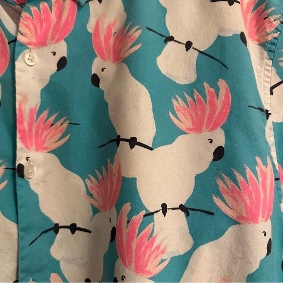 BONOBOS Riviera Cockatoo Print Slim Fit size XXL (a4 - Picture 4 of 10